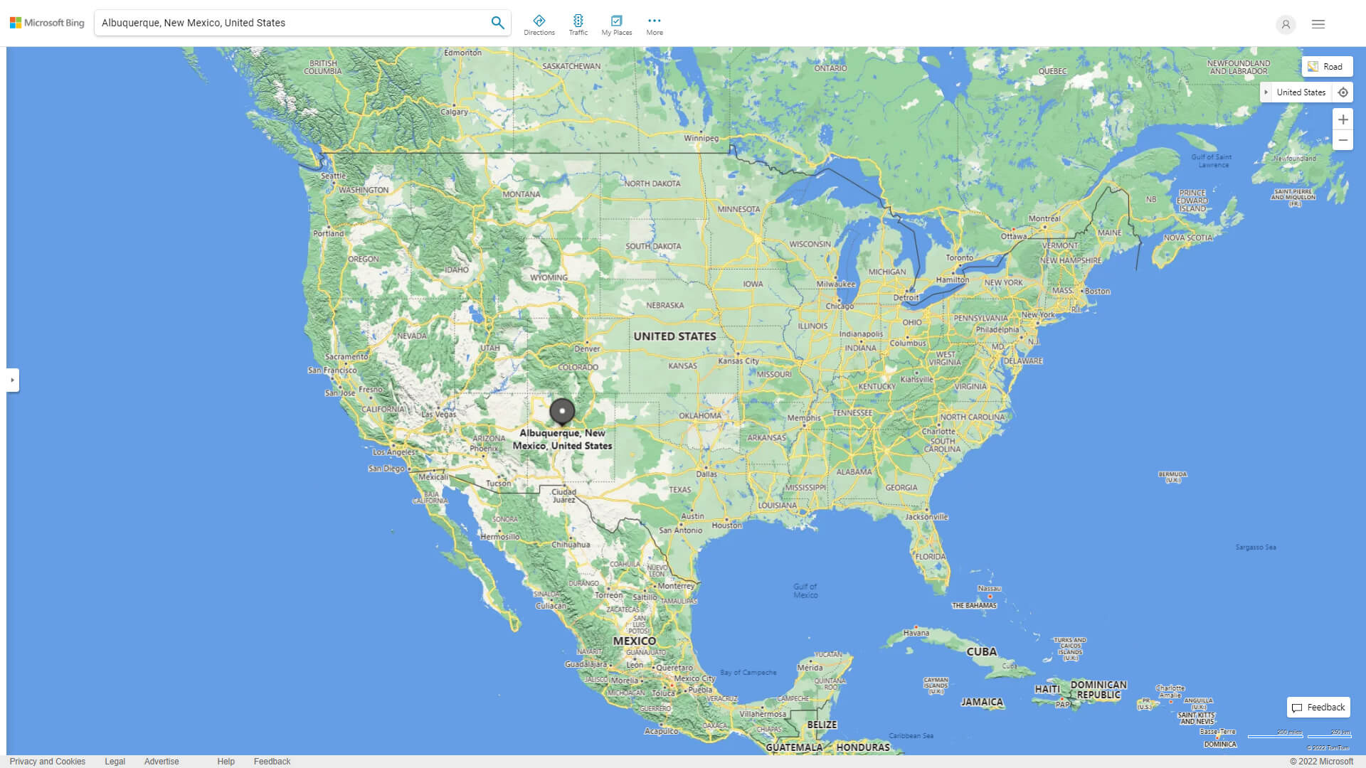 Where is Albuquerque in the US